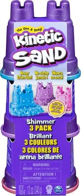 Kinetic Sand Shimmer 3 Pack